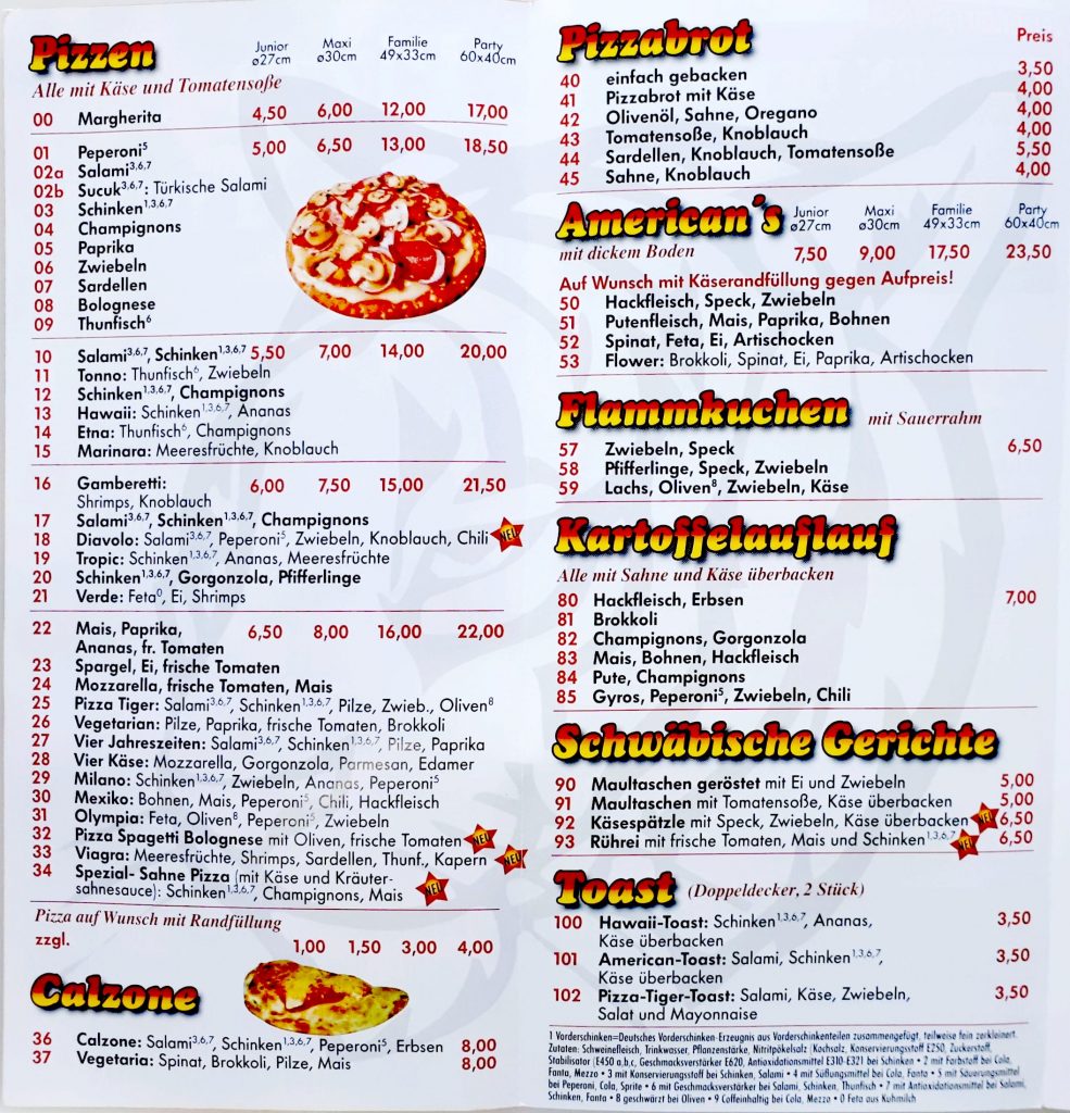 Pizza Tiger Öhringen ⋆ Karte ⋆ Alles auf einen Blick für Sie Pizza Tiger Öhringen ⋆ Karte ⋆ Alles auf einen Blick für Sie